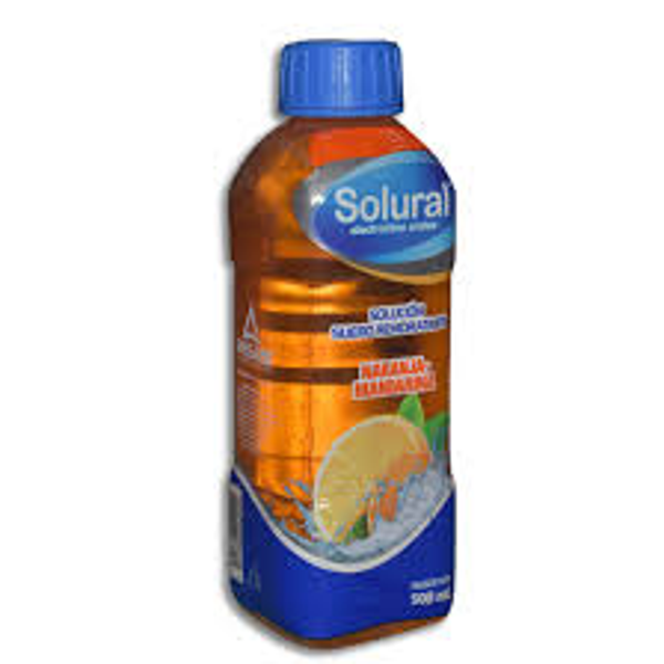 SOLURAL NARANJA-MANDARINA CLORURO DE POTASIO 149.00 MG GLUCOSA 5.00 G CLORURO DE MAGNESIO 41.00 MG LACTATO DE CALCIO 314.00 MG CLORURO DE SODIO 12.00 MG CLORURO DE CALCIO 30.00 MG