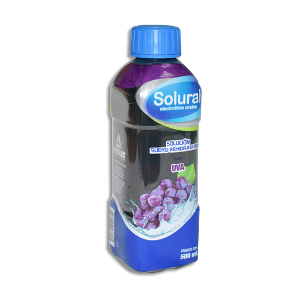 SOLURAL UVA GLUCOSA 5.00 G LACTATO DE CALCIO 314.00 MG CLORURO DE MAGNESIO 41.00 MG CLORURO DE POTASIO 149.00 MG CLORURO DE SODIO 12.00 MG CLORURO DE CALCIO 30.00 MG