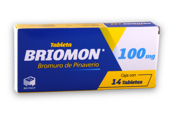 BRIOMON TABS BROMURO DE PINAVERIO 100.00 MG C/14
