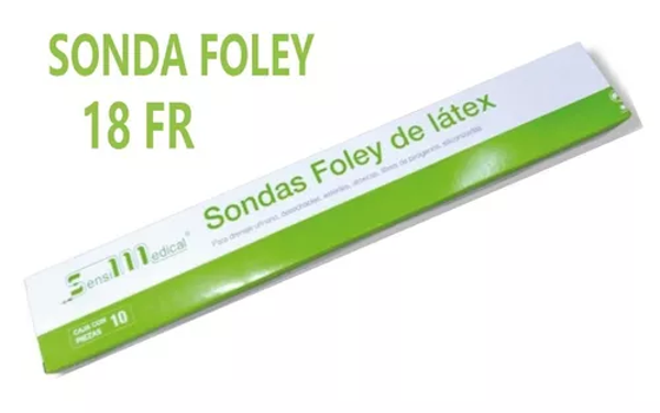 SONDA FOLEY DE LÁTEX  1.00 PZA CALIBRE 18FR
