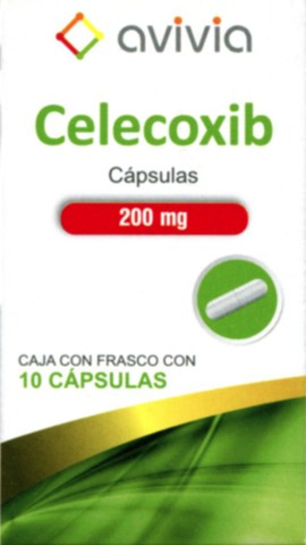 CELECOXIB 200.00 MG CAPS. C/10 AVIVIA