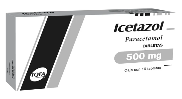 ICETAZOL PARACETAMOL 500.00 MG TABS. C/10