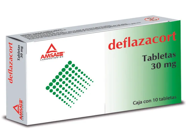 DEFLAZACORT 30.00 MG TABS. C/10 AMSA