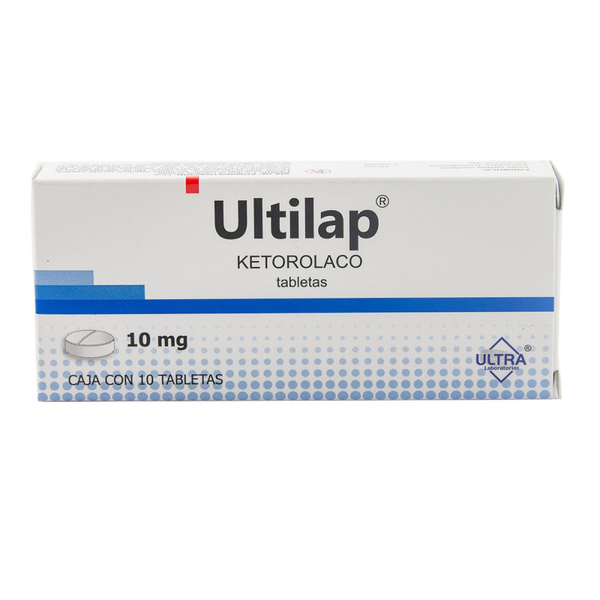 ULTILAP KETOROLACO 10.00 MG TABS. C/10