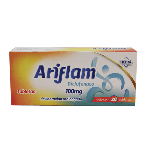 ARIFLAM TABS (DICLOFENACO 100MG) C/20 LIBERACION PROLONGADA