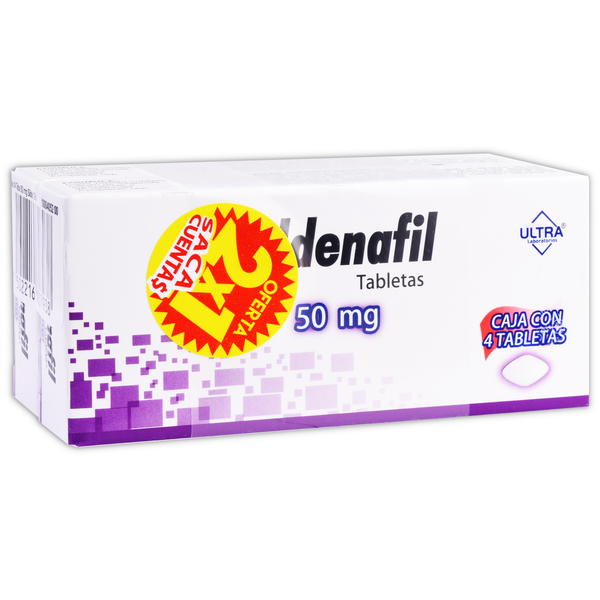SILDENAFIL 50.00 MG TABS. C/4 ULTRA