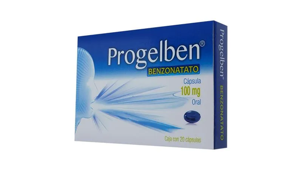 PROGELBEN CAPS. C/20 BENZONATATO 100.00 MG