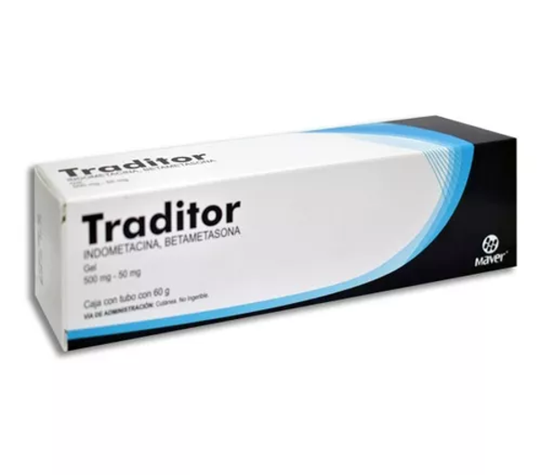 TRADITOR CREMA BETAMETASONA 50.00 MG INDOMETACINA 500.00 MG