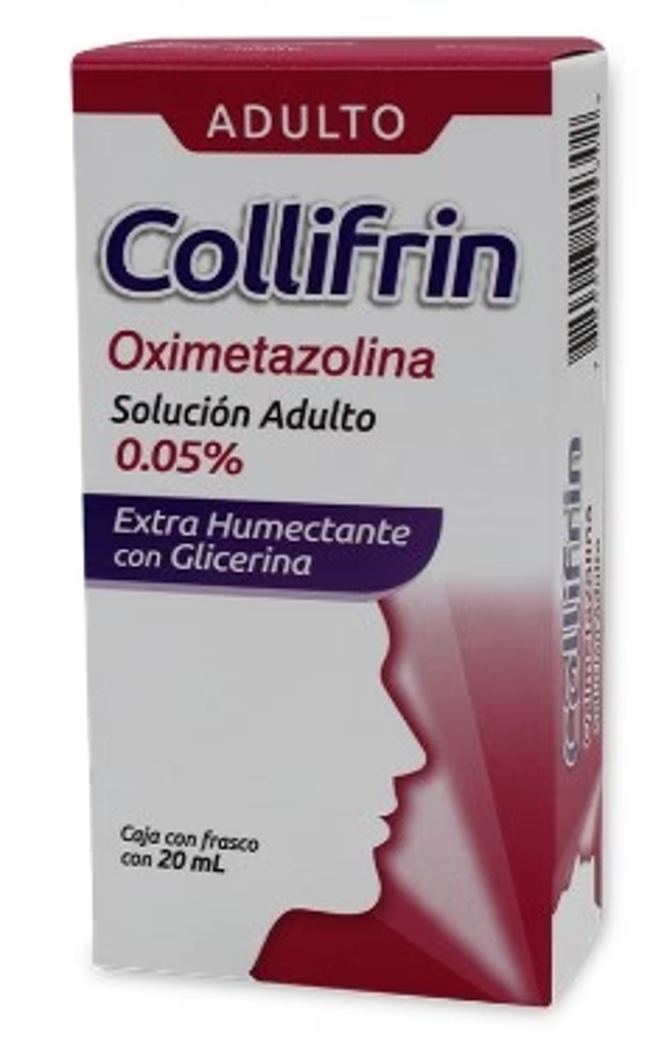 COLLIFRIN SOLUCION ADULTO OXIMETAZOLINA 50.00 MG 20ML