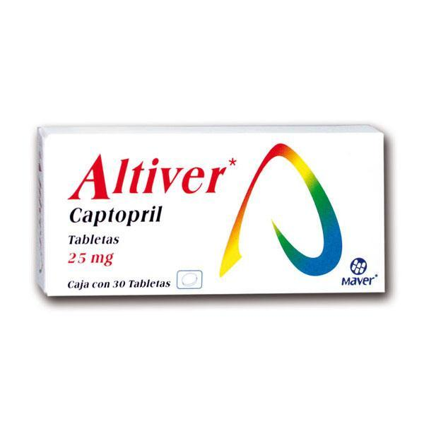 ALTIVER TABS (CAPTOPRIL 25.00 MG)