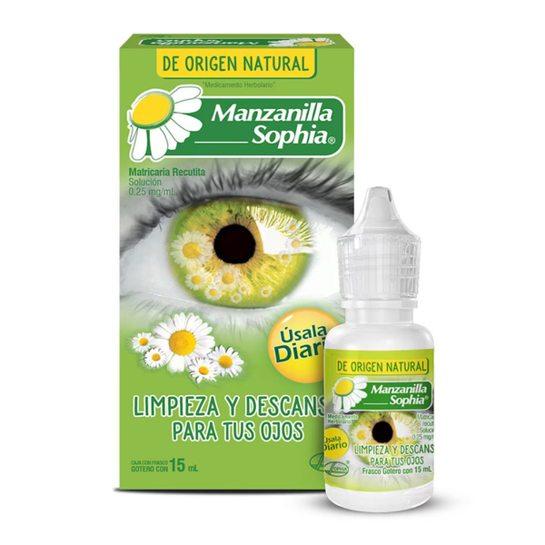 SOPHIA SOL. MANZANILLA GOTAS OFTALMICAS MATRICARIA RECUTILA