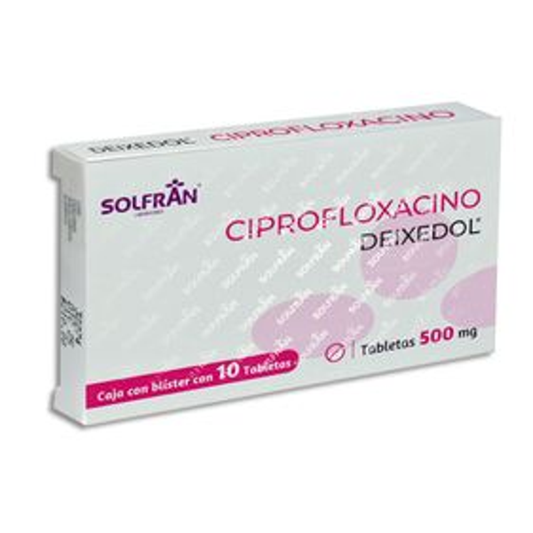 DEIXEDOL TABS CIPROFLOXACINO 500.00 MG