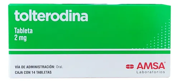 TOLTERODINA 2.00 MG AMSA