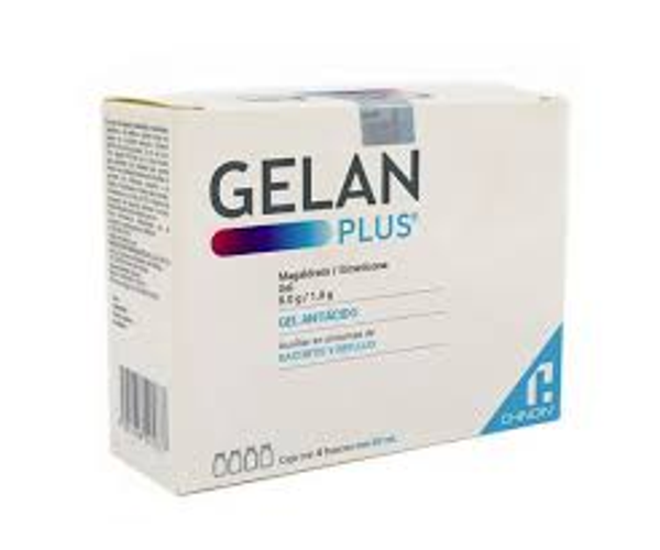 GELAN PLUS MAGALDRATO/SIMETICONA GEL 8.0G/1.0G  C/4 FRASCOS DE 40ML