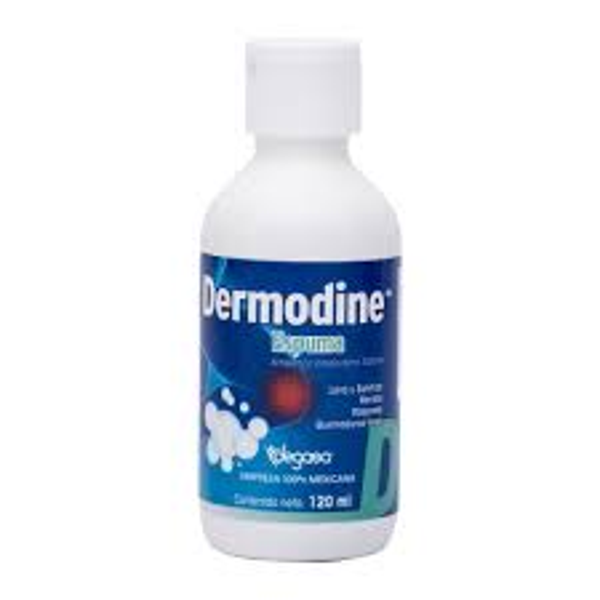 DERMODINE ESPUMAA YODOPOVIDONA 8 MG C/120ML