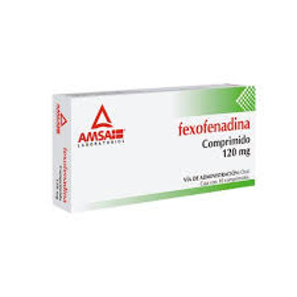 FEXOFENADINA 120.00 MG COMPRIMIDOS C/10 AMSA