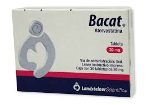 BACAT ATORVASTATINA 20.00 MG TABS. C/30