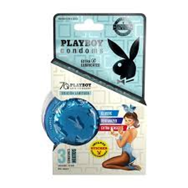 PLAYBOY PRESERVATIVOS MIXTOS C/3