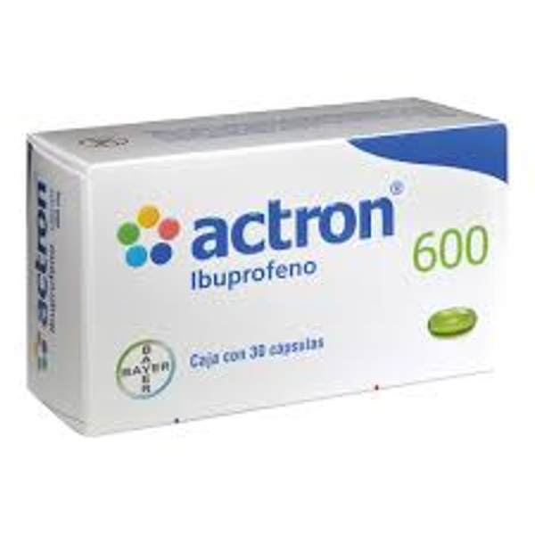 ACTRON IBUPROFENO 600MG CAPS. C/30