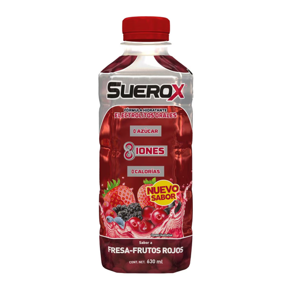 SUEROX AD FRESA FRUTIS ROJOS 630ML