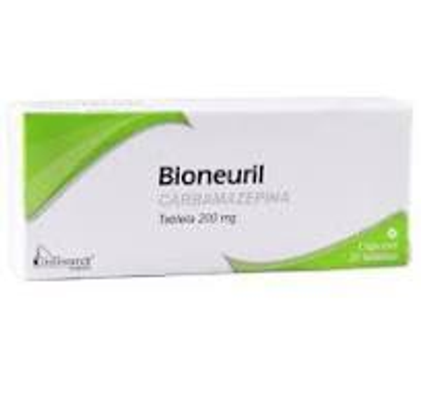BIONEURIL CARBAMAZEPINA TABS 200MG C/20