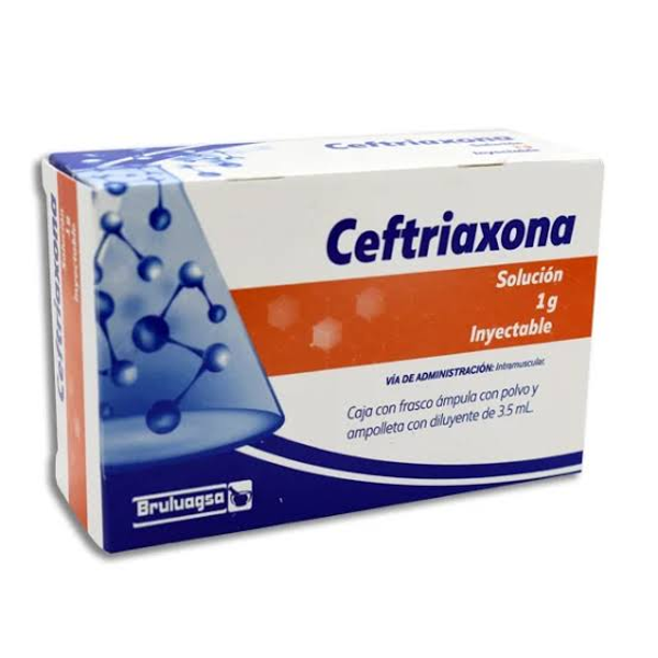 CEFTRIAXONA 1.00 G INYECTABLE BRULUAGSA IM