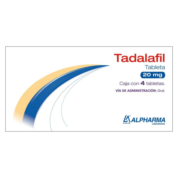 TADALAFIL 20MG TABS C/4 ALPHARMA