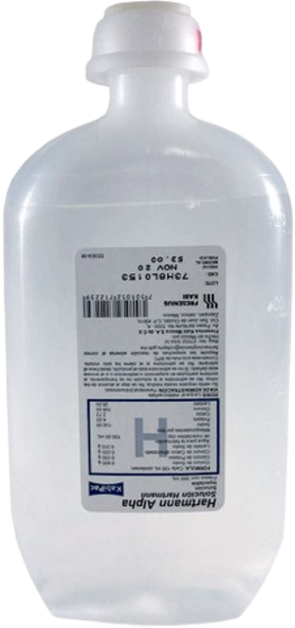 HARTMANN ALPHA SOL.INY 500ML