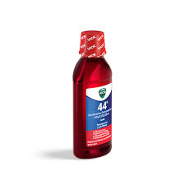 VICK 44 JBE. GUAIFENESINA/DEXTROMETORFANO 1.33G/0.133G/100ML SABOR CEREZA  120ML