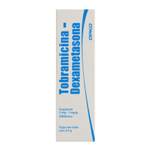 DEXAMETASONA 1.00 MG TOBRAMICINA 3.00 MG UNGUENTO 3.5G