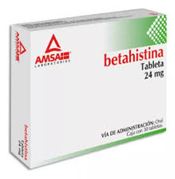 BETAHISTINA 24.00 MG TABS. C/30 AMSA