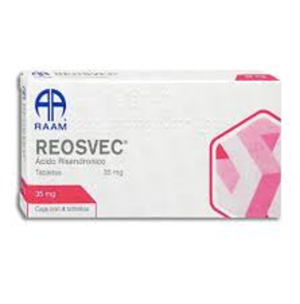 REOSVEC ÁCIDO RISEDRONICO 35.00 MG C/4 TABS