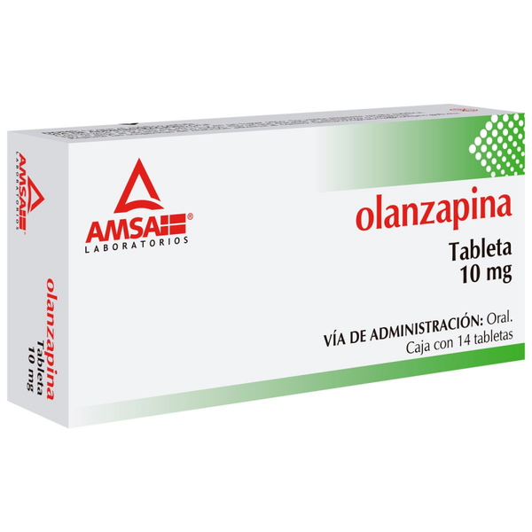 OLANZAPINA 10.00 MG TABS AMSA C/14