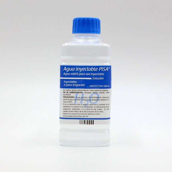 AGUA INYECTABLE PISA 500ML