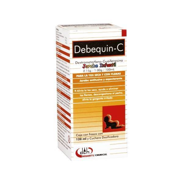 DEBEQUIN-C JBE INF (DEXTROMETORFANO 150.00 G GUAIFENESINA 1.00 G)