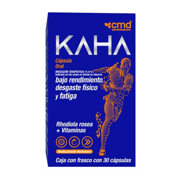 KAHA CAPS. C/30 RIBOFLAVINA 9.00 MG TIAMINA 8.16 MG EXTRCTO DE RHODIOLA ROSEA 100.00 MG ACIDO FOLICO 0.20 MG PIRIDOXINA 6.08 MG