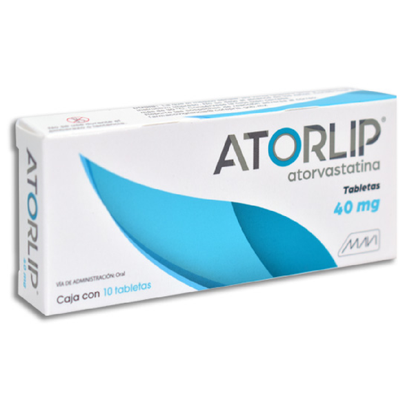 ATORLIP ATORVASTATINA 40.00 MG TABS C/10