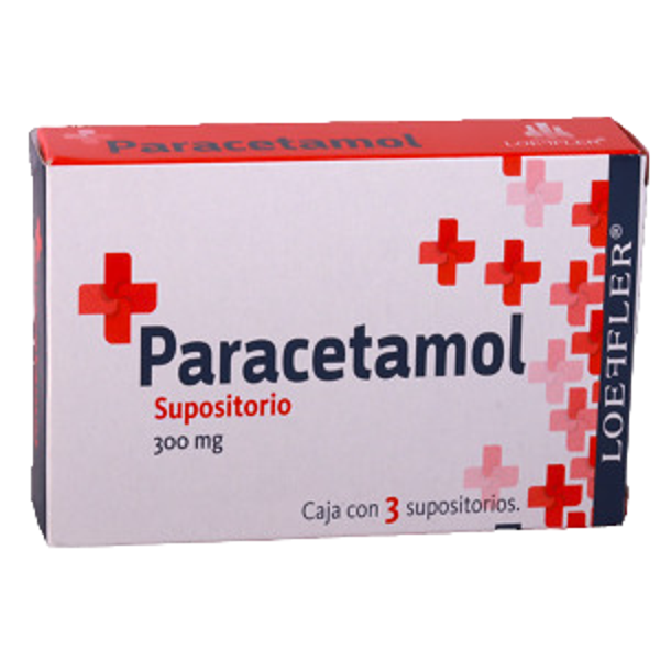 PARACETAMOL SUPOSITORIOS C/3 LOEFFLER