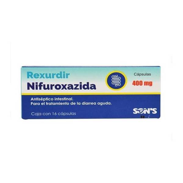 REXURDIR TABS (NIFUROXAZIDA 400.00 MG)