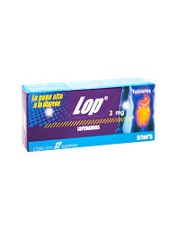 LOP LOPERAMIDA 2.00 MG TABS C/12