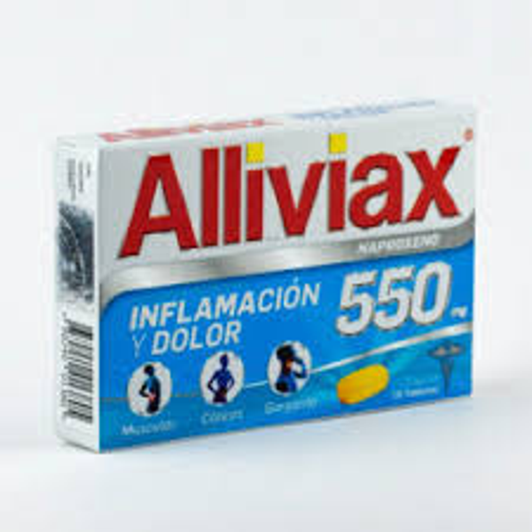 ALIVIAX NAPROXENO SODICO 550MG TABS C/10