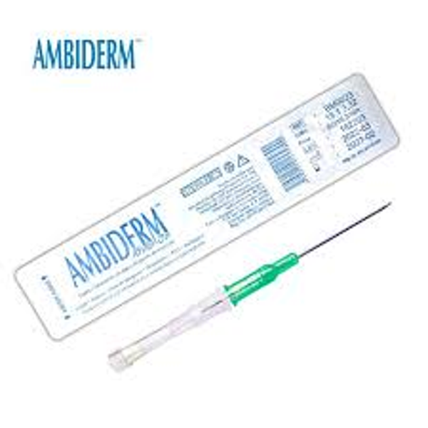 AMBIO-ON VATETER I.V RADIOPACO 18G X 32MM VERDE  C/1 AMBIDERM