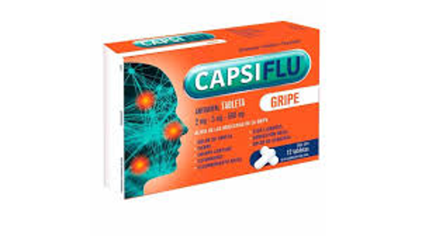 CAPSIFLU TABS CLORFENAMINA/FENILEFRINA/PARACETAMOL 2/5/500MG C/12 TABS