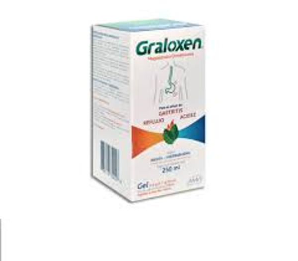 GRALOXEN GEL (MAGALDRATO 8.00 G DIMETICONA 1.00 MG) 250ML