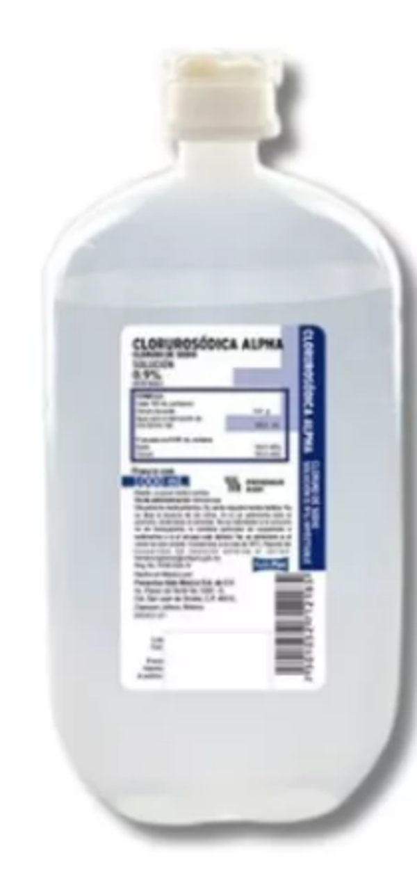 CLORUROSODICA ALPHA SOL INY 1000ML
