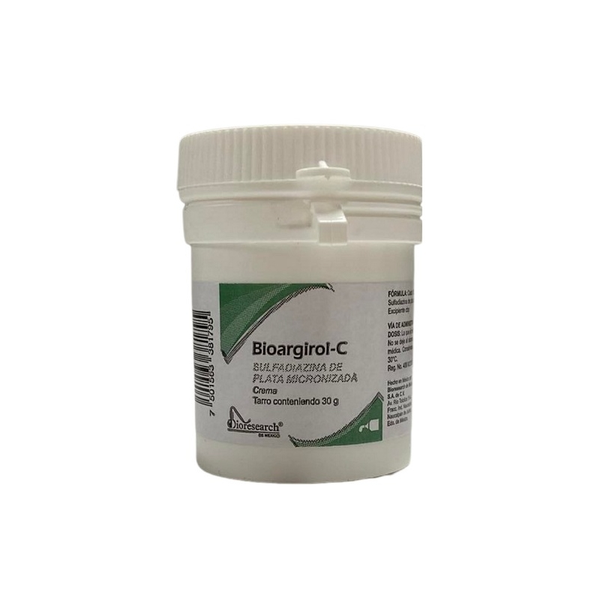BIOARGIROL-C CREMA (SULFADIAZINA DE PLATA) 30G