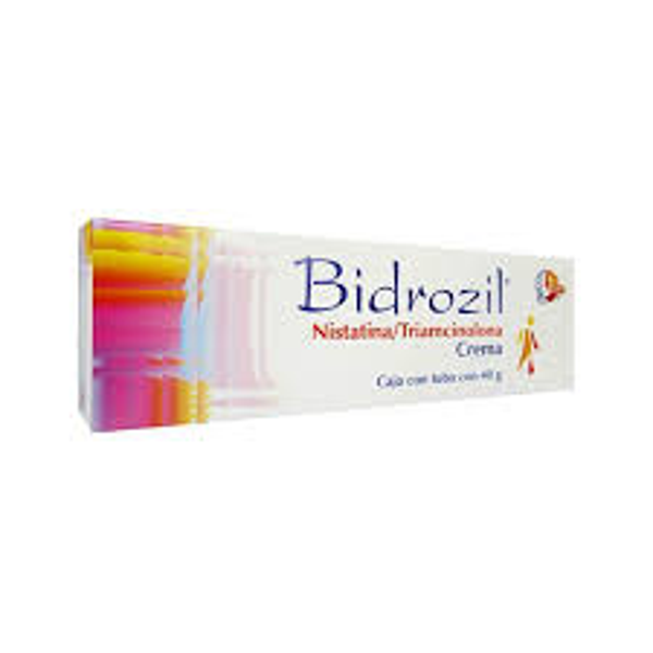 BIDROZIL CREMA 1G NISTATINA 10000000UN TRIAMCINOLONA 100MG