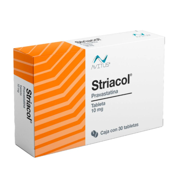 STRIACOL PRAVASTATINA 10MG C/30