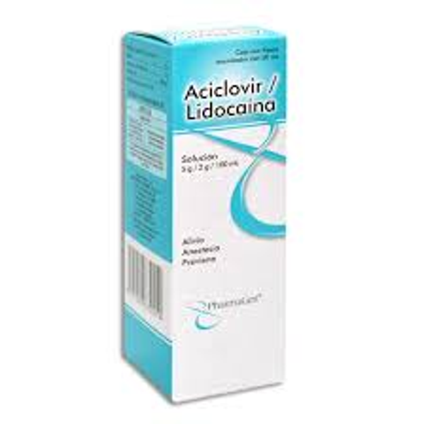 LIDOCAINA/ ACICLOVIR 2G/5G/100ML PHARMAGEN 50 ML