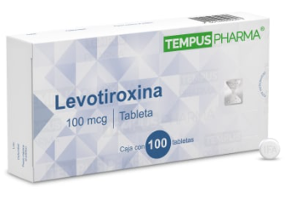 TEMPUS PHARMA LEVOTIROXINA SODICA 100.00 MCG C/100 TABLETAS
